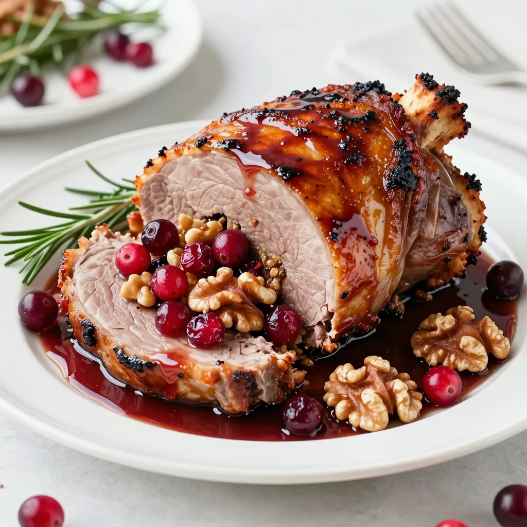 cranberry and walnut stuffed pork tenderloin for special occasion meals