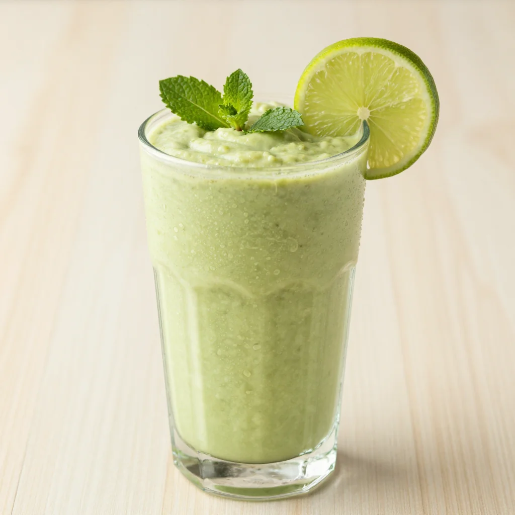 Creamy Avocado Smoothie for a Quick January Detox