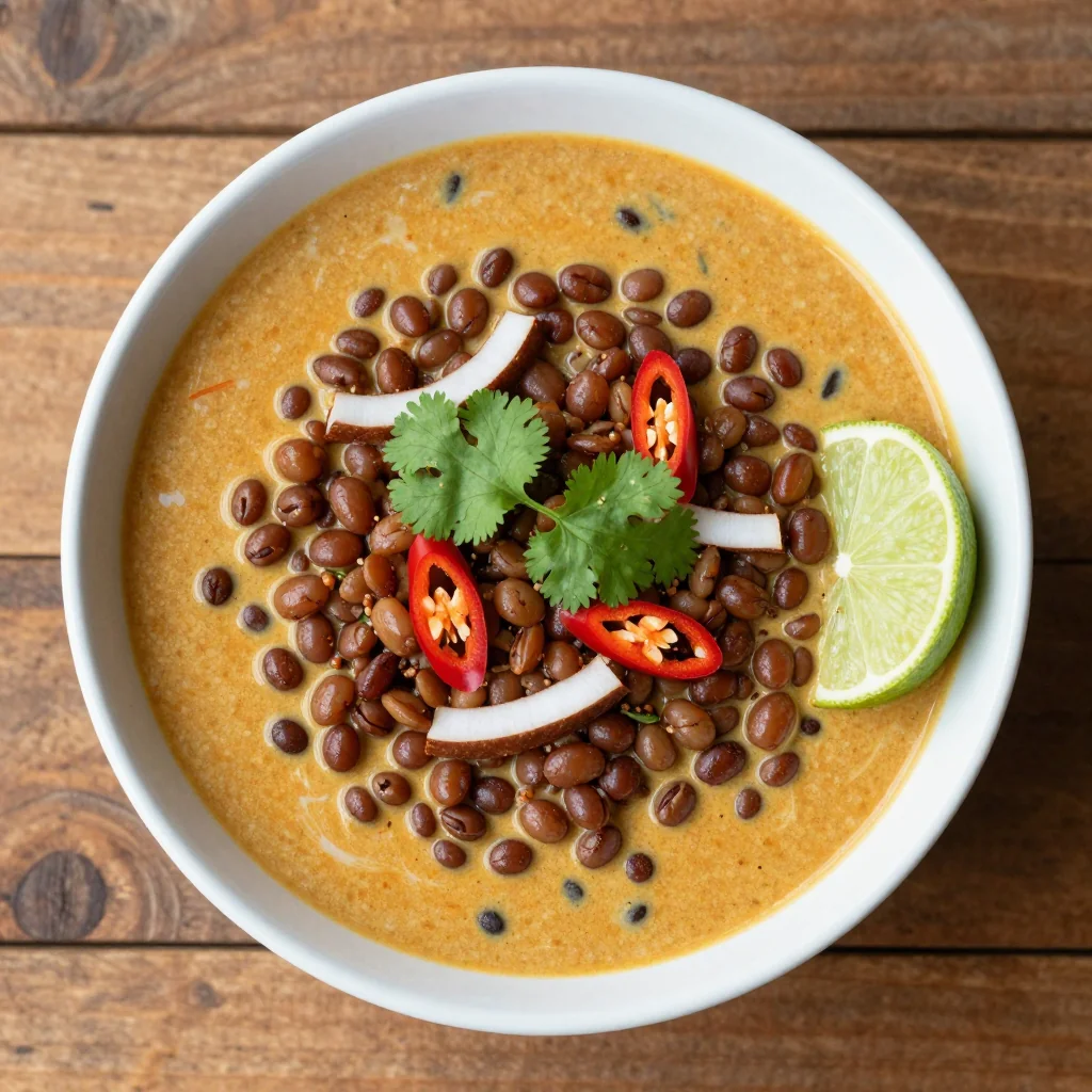 Creamy Coconut Curry Lentils for Plant Based January