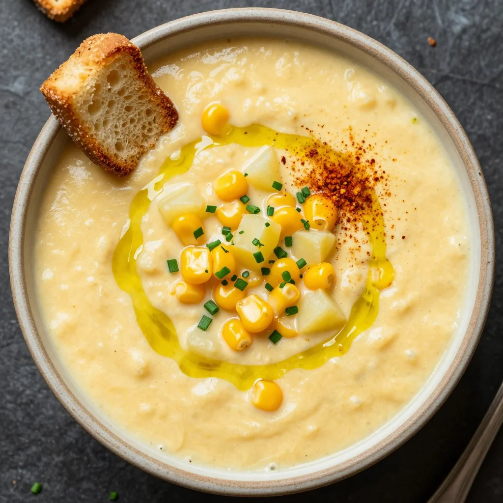 Creamy Corn Chowder for a Sweet Winter Soup