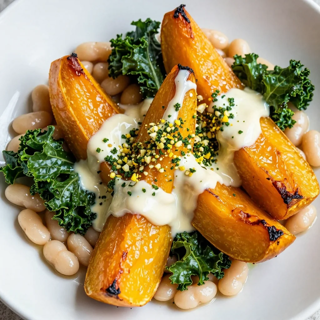creamy lemon garlic roasted winter squash for healthy january meals