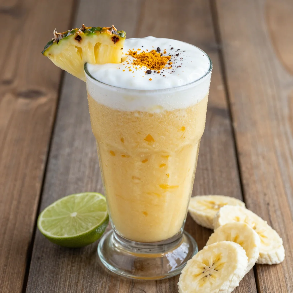 Creamy Tropical Smoothie for Winter Vitamin Boost