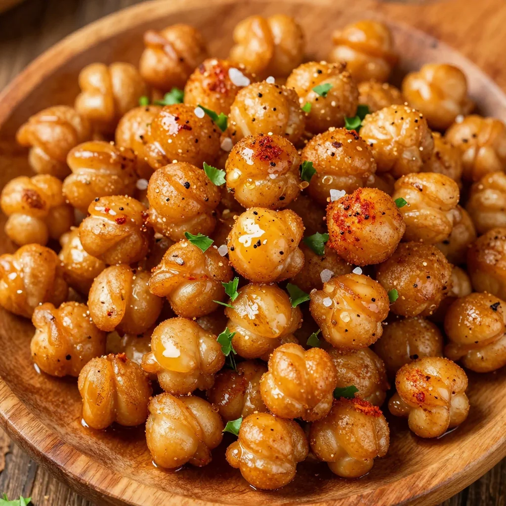 Crispy Air Fryer Chickpeas for a Spicy Snack