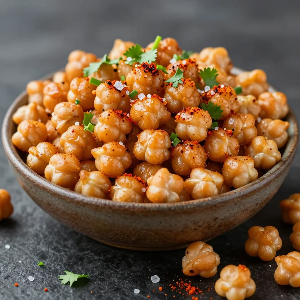 Crispy Air Fryer Chickpeas for a Spicy Snack
