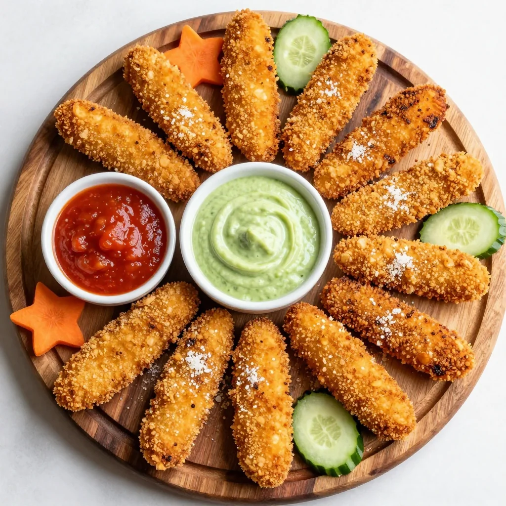 Crispy Baked Chicken Tenders for Healthy Kid Friendly