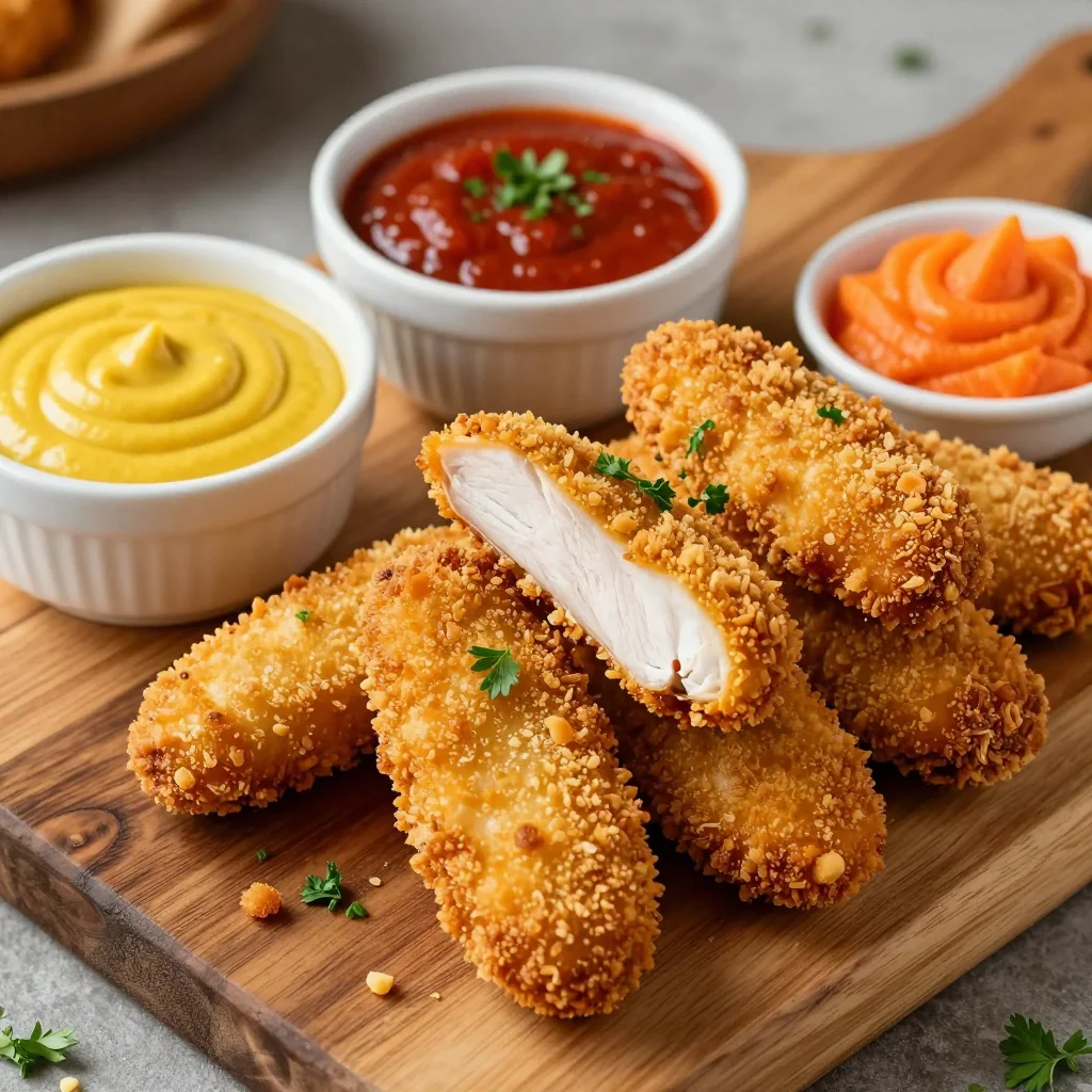 Crispy Baked Chicken Tenders for Healthy Kid Friendly