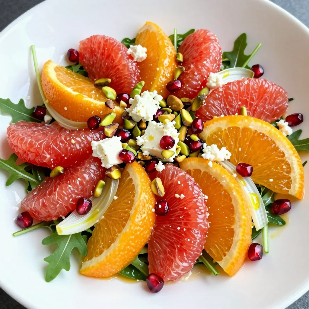 delicious citrus salad with orange and grapefruit for winter wellness