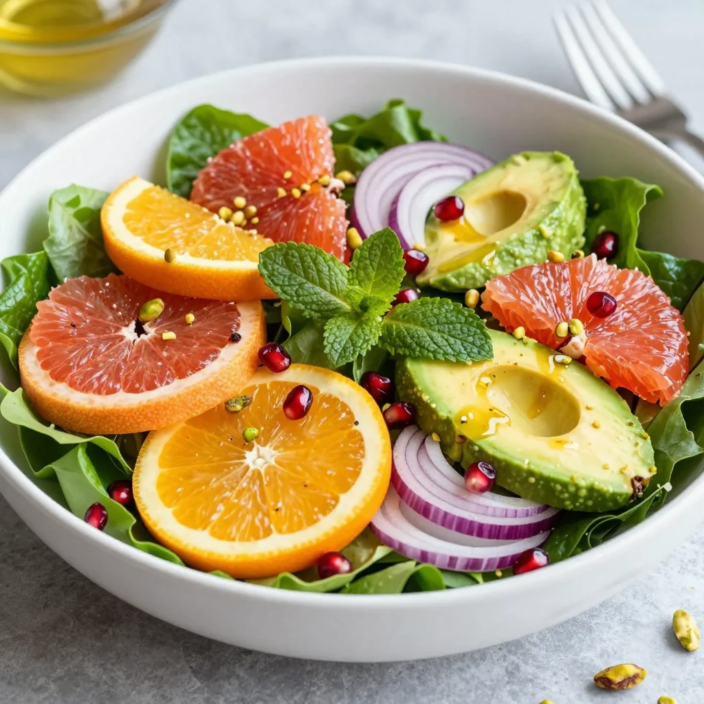 detox citrus salad with oranges and grapefruit for new year clean eating