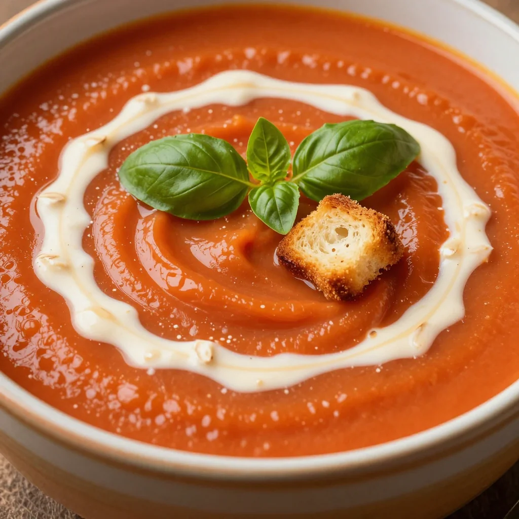Freezer-Friendly Creamy Tomato Basil Soup Vegan