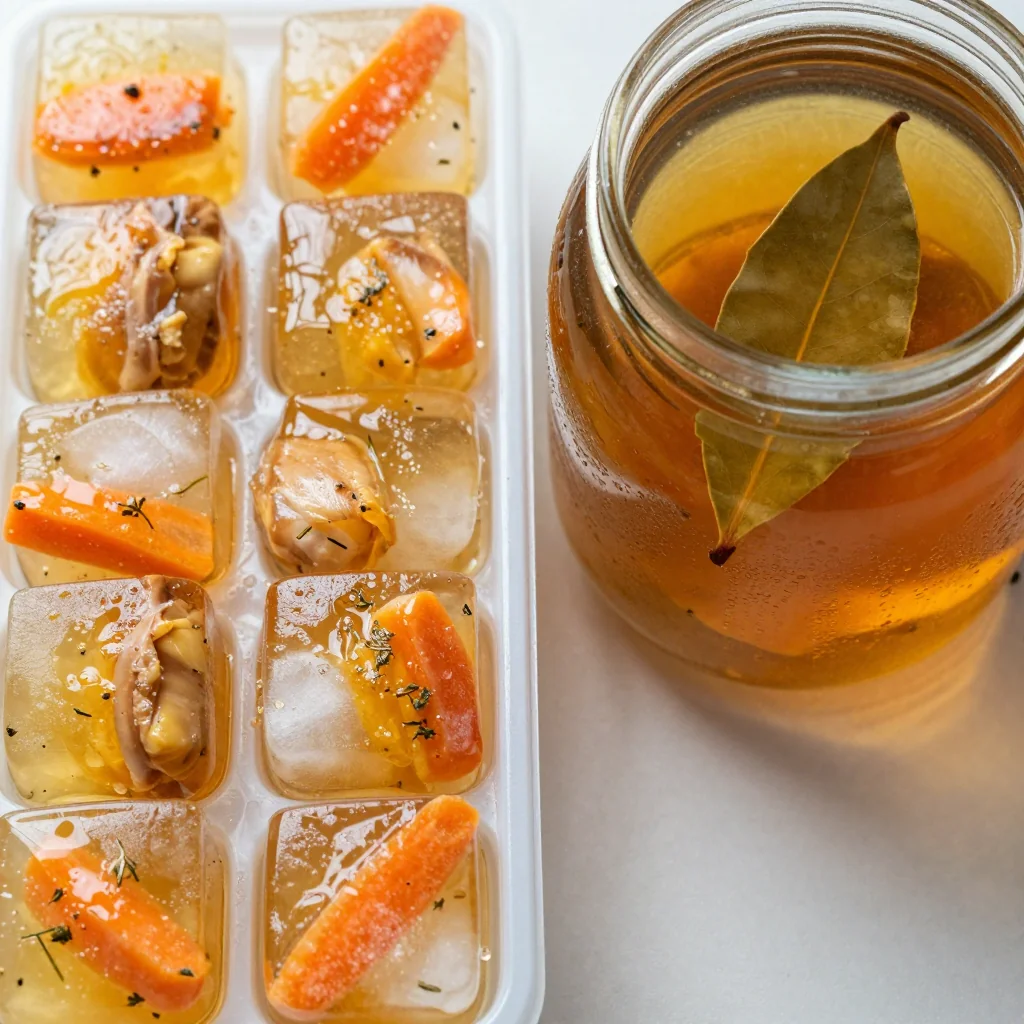 Freezer-Ready Homemade Chicken Stock for Winter Soups