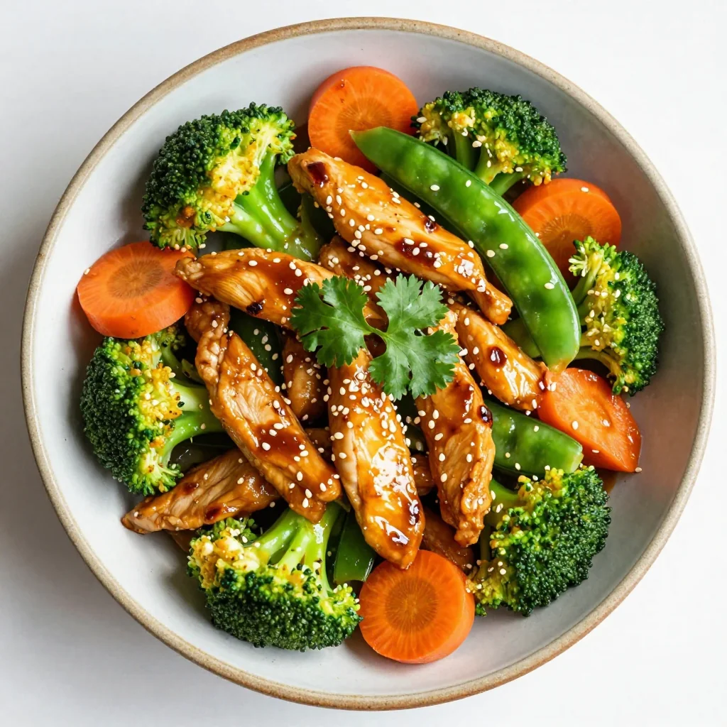 Healthy Chicken and Vegetable Stir Fry for Dinner