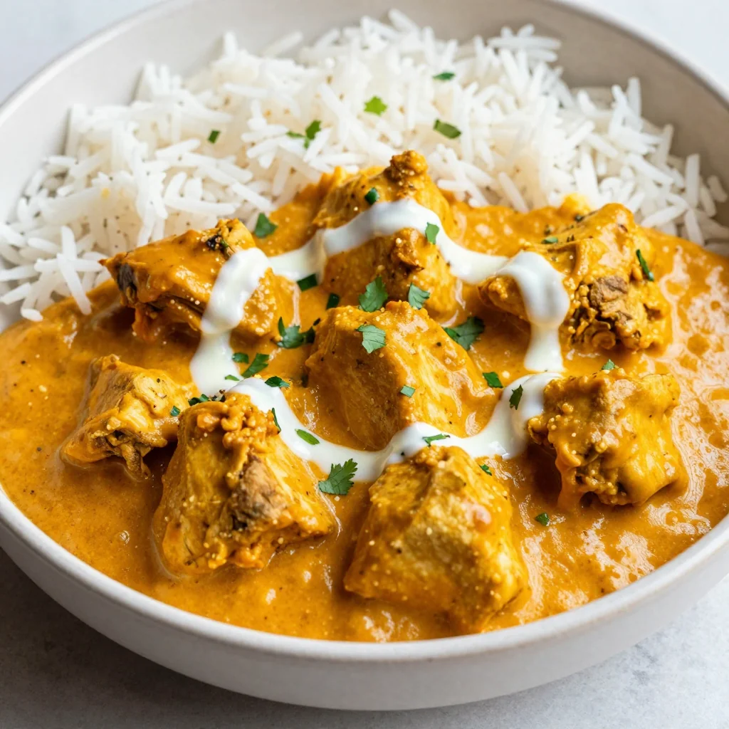 Healthy Instant Pot Chicken Tikka Masala Lightened Up