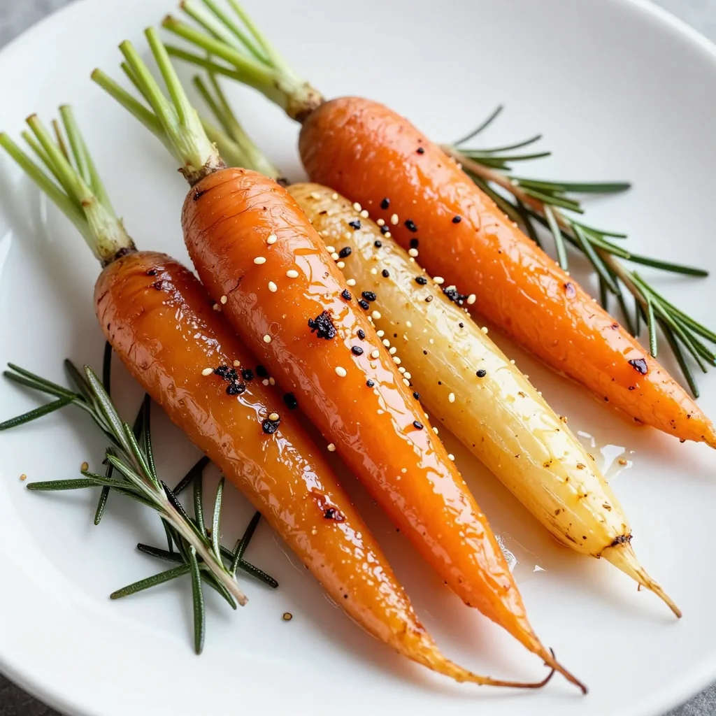 herbroasted carrots and parsnips with maple glaze for seasonal sides