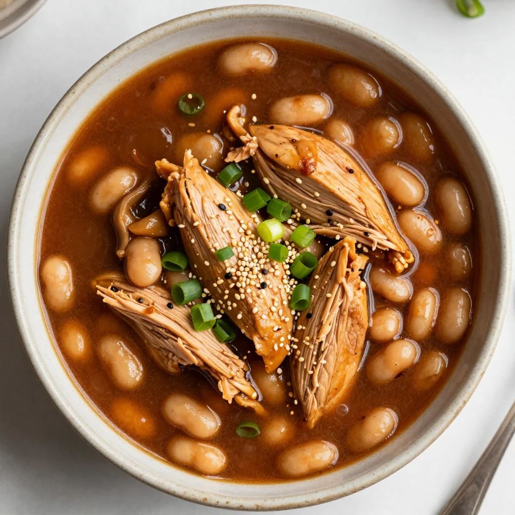 High Protein Chicken Adobo Soup for New Year Meal Prep