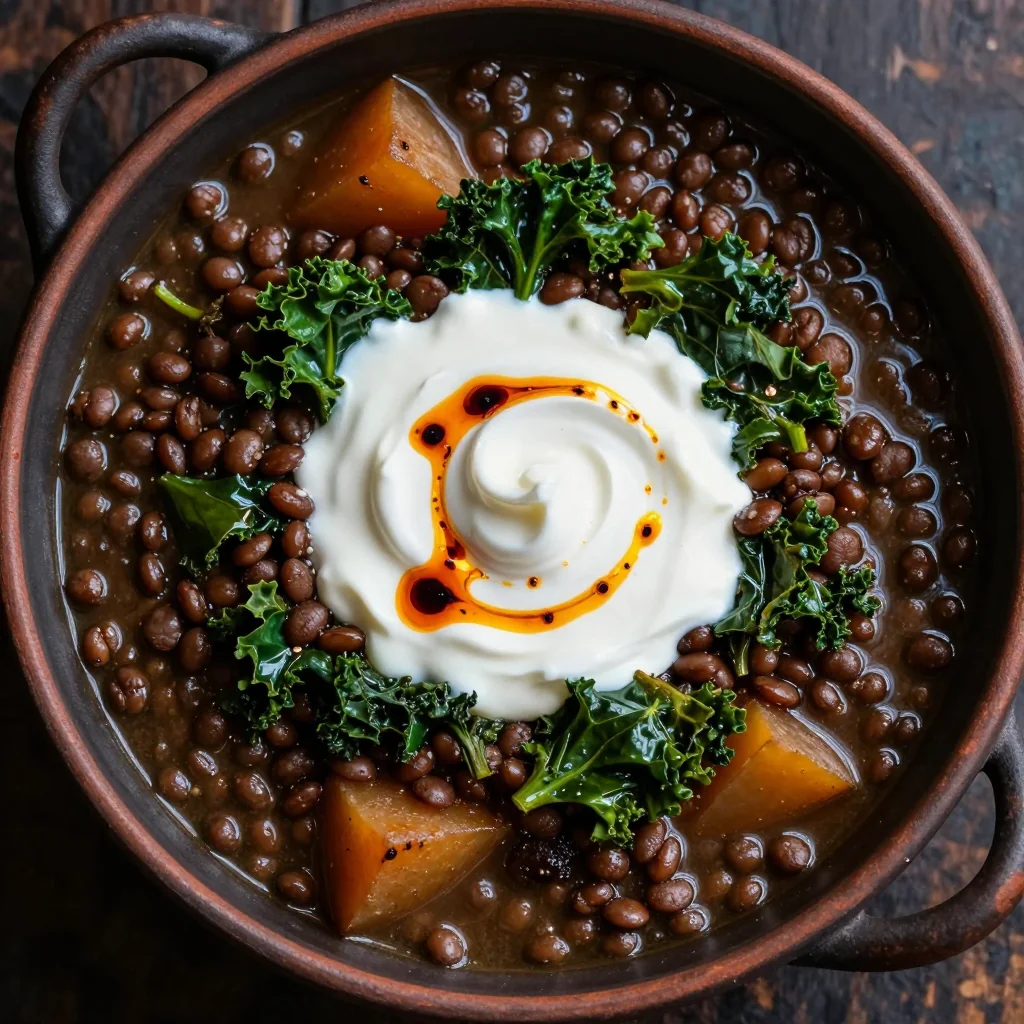 High-Protein Lentil & Kale Stew