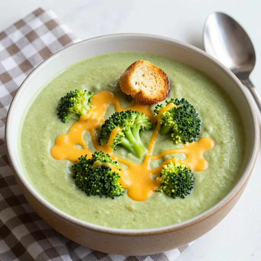 Kid Friendly Cheesy Broccoli Soup for Cozy Dinners