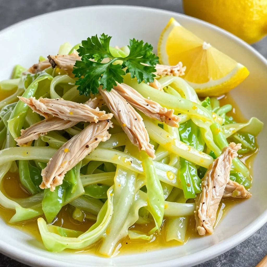 Low-Calorie Lemon & Cabbage Stir-Fry