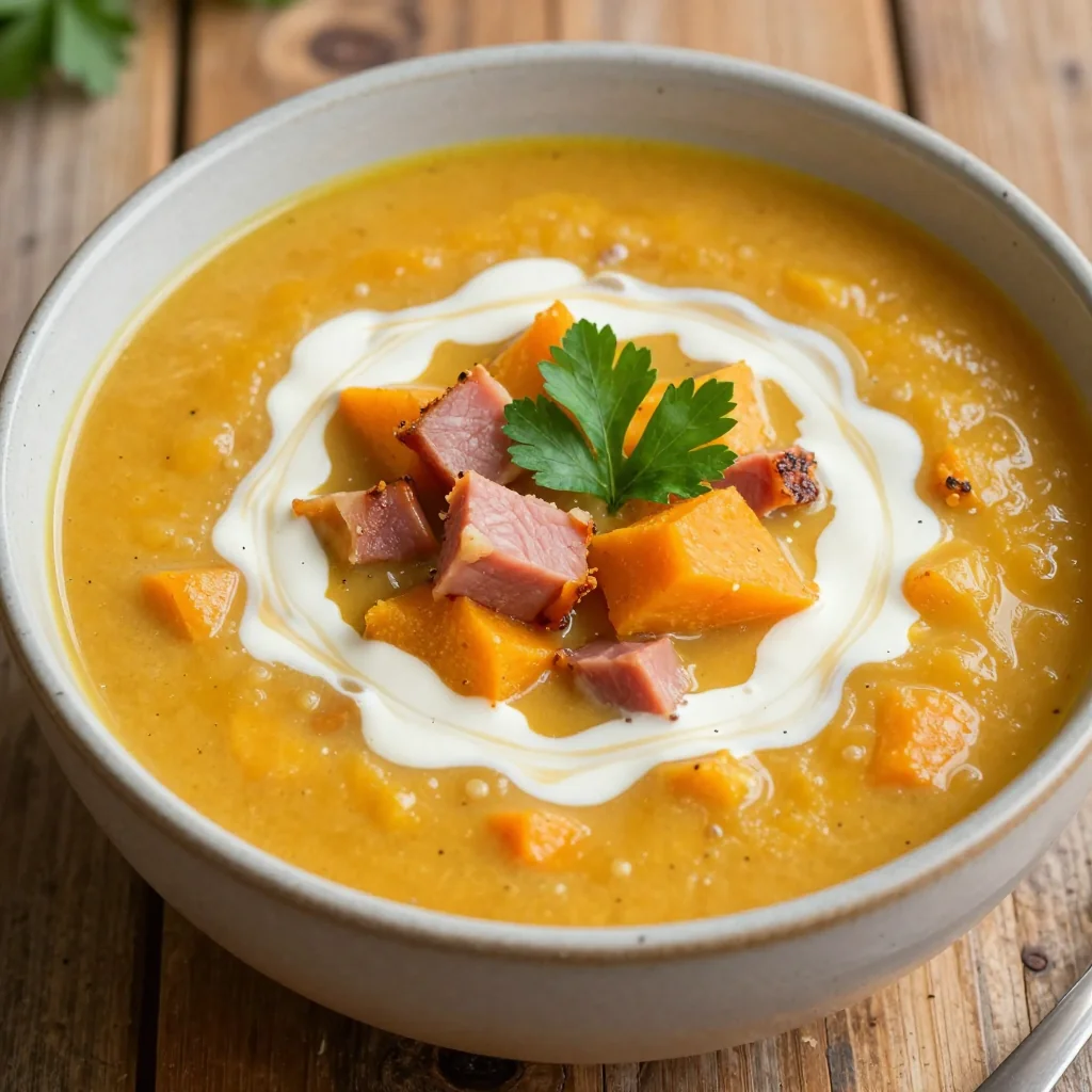 Martin Luther King Jr Day Sweet Potato and Ham Soup Easy