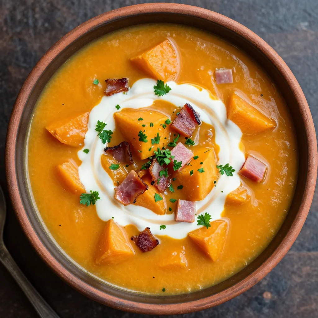 Martin Luther King Jr Day Sweet Potato and Ham Soup Easy