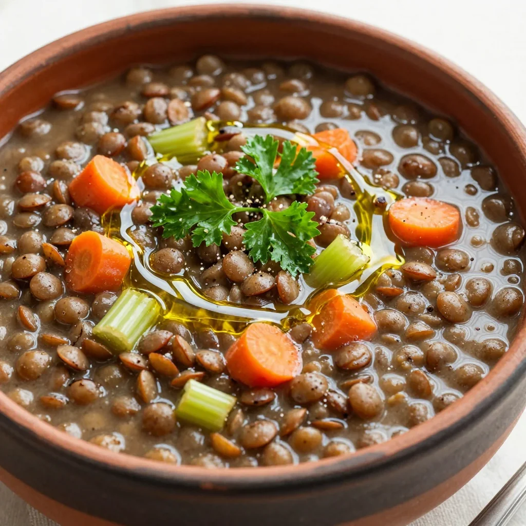 Meal Prep Hearty Lentil Stew That Is High In Protein