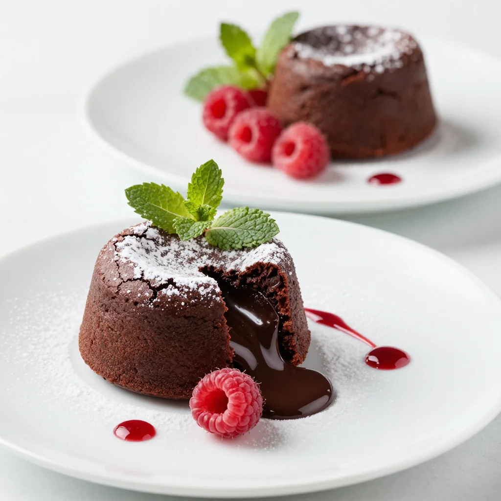 Melt-in-Your-Mouth Chocolate Lava Cakes for Two
