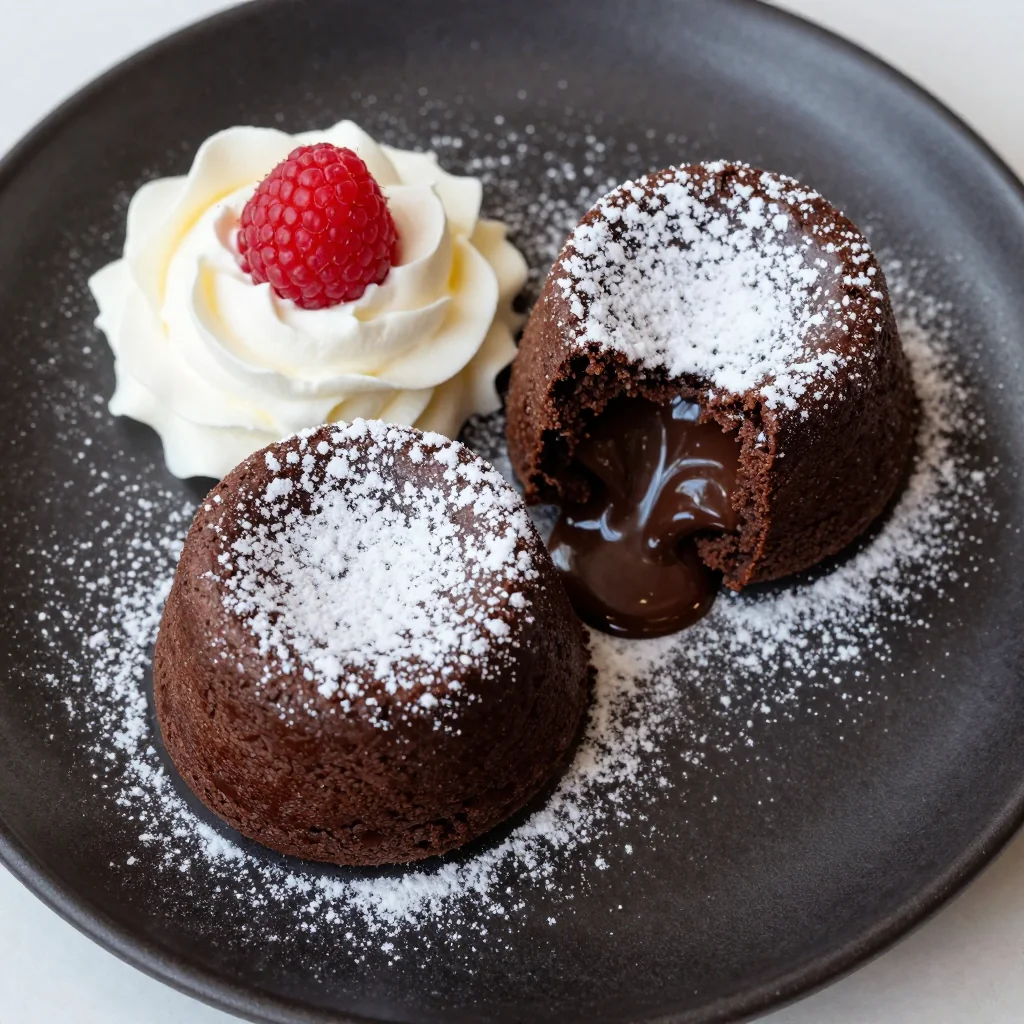 Melt-in-Your-Mouth Chocolate Lava Cakes for Two