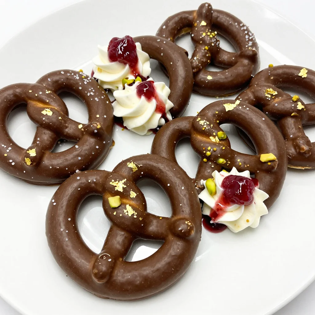 New Year's Day Chocolate Covered Pretzels