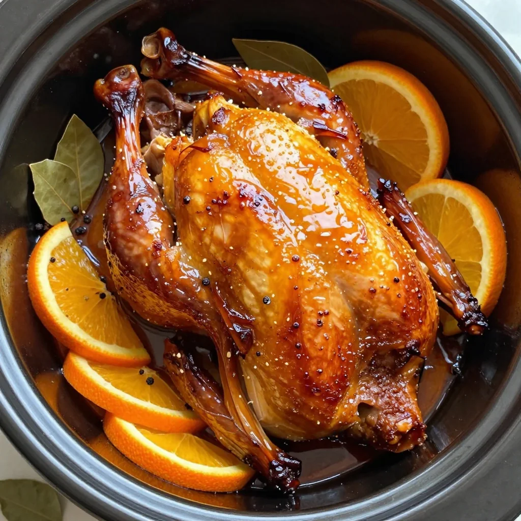 New Year’s Day Slow Cooker Goose with Orange Glaze
