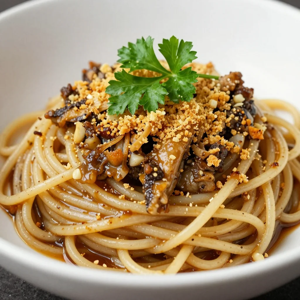 Pantry Clean Out Up Pasta with Anchovies