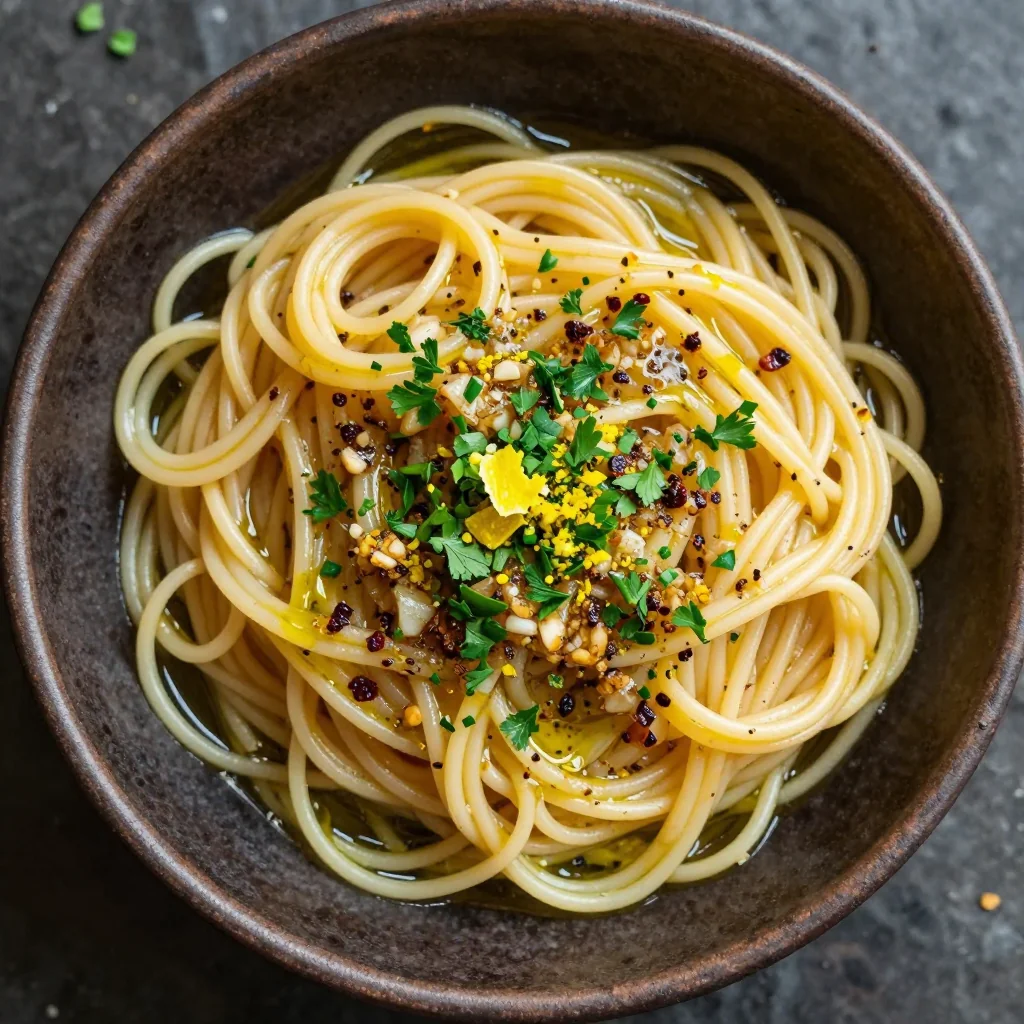 Pantry Clean Out Up Pasta with Anchovies