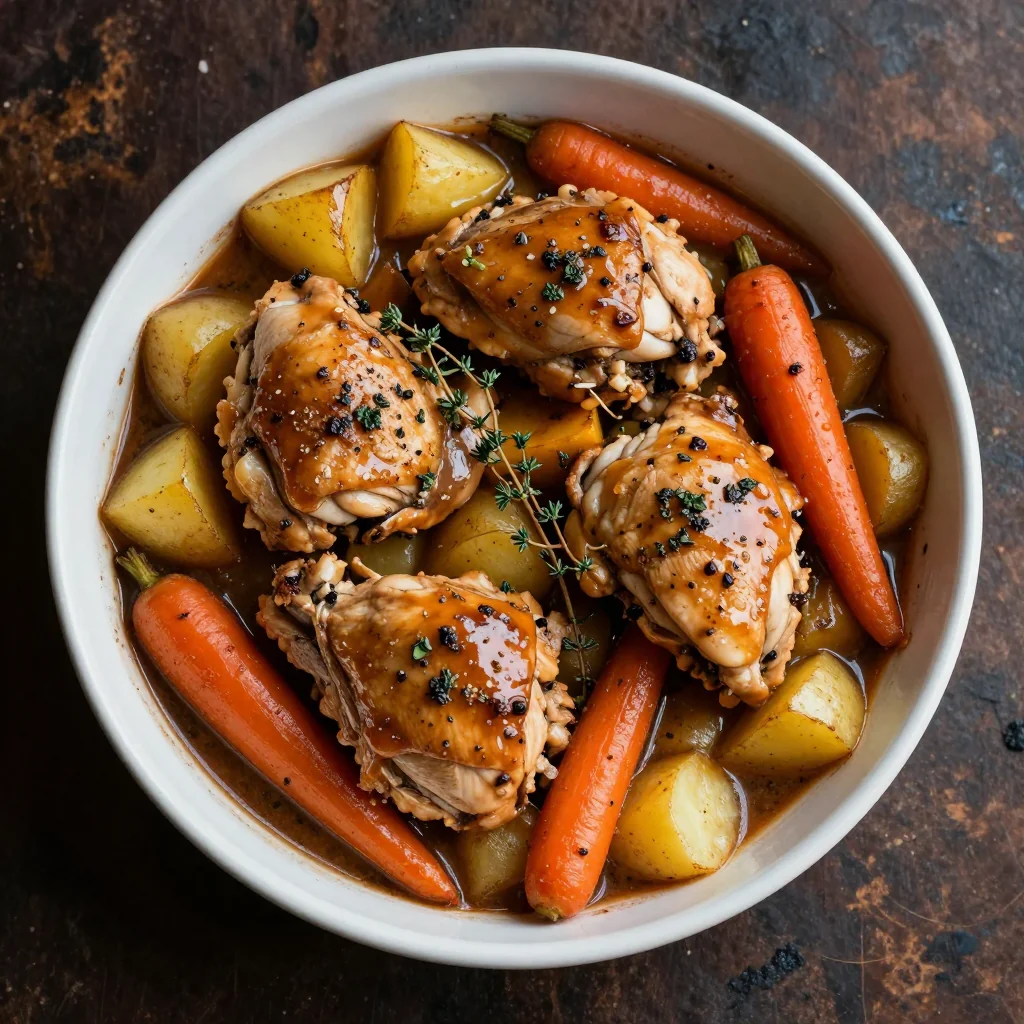 rich chicken and root vegetable casserole for cold winter nights