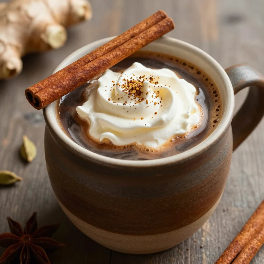 Rich Slow Cooker Chai Spiced Coffee for Morning Energy