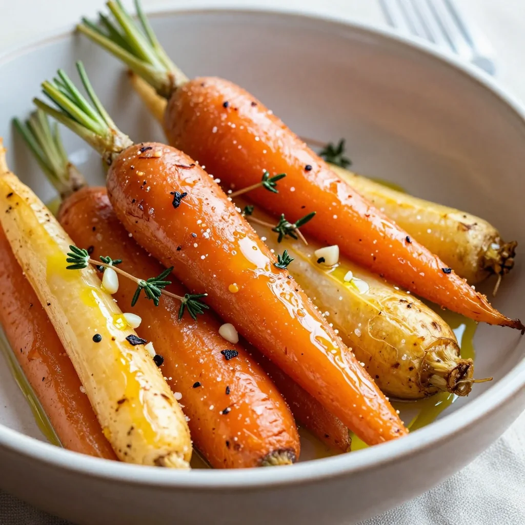savory herb and garlic roasted root vegetables for cozy family meals