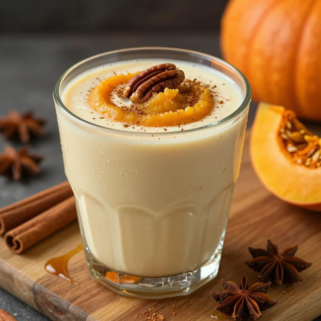 Silky Pumpkin Spice Smoothie for Winter Detox