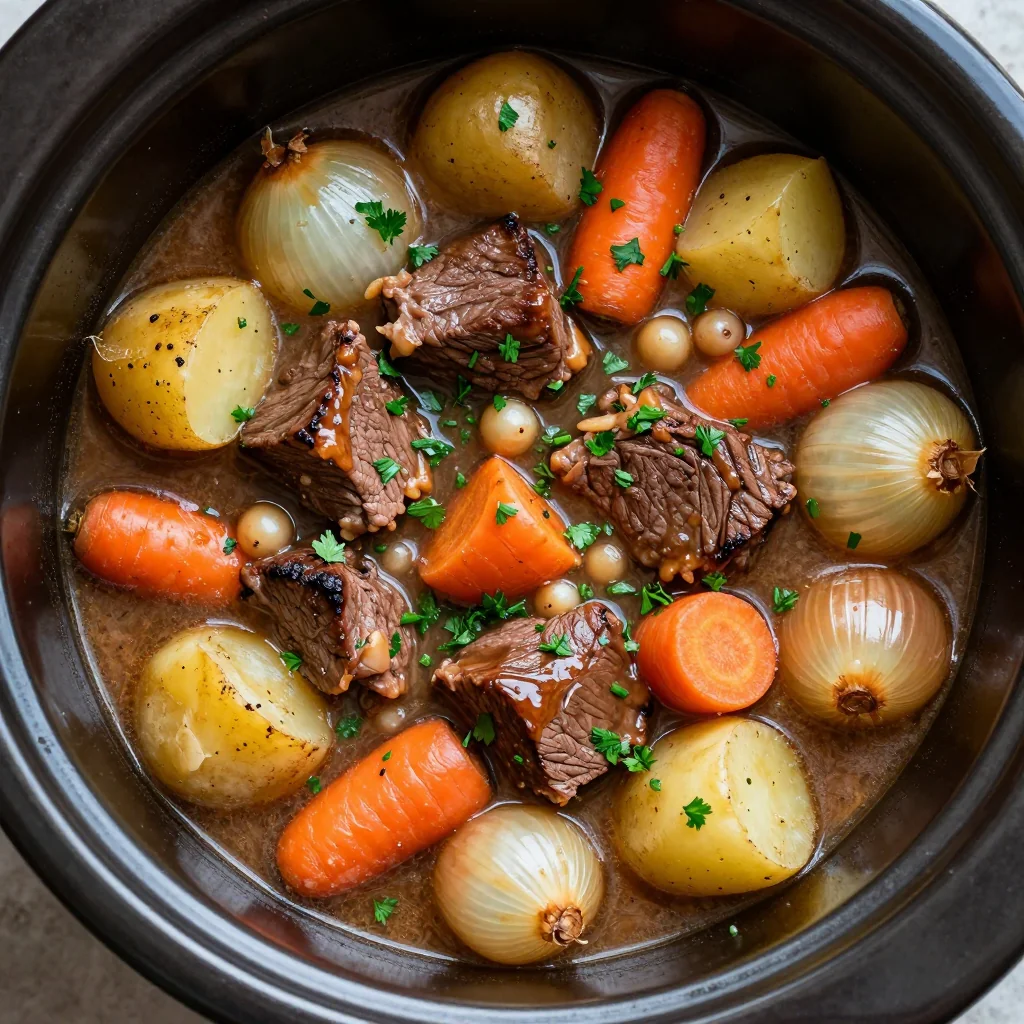 Slow Cooker Beef Stew For January Chills