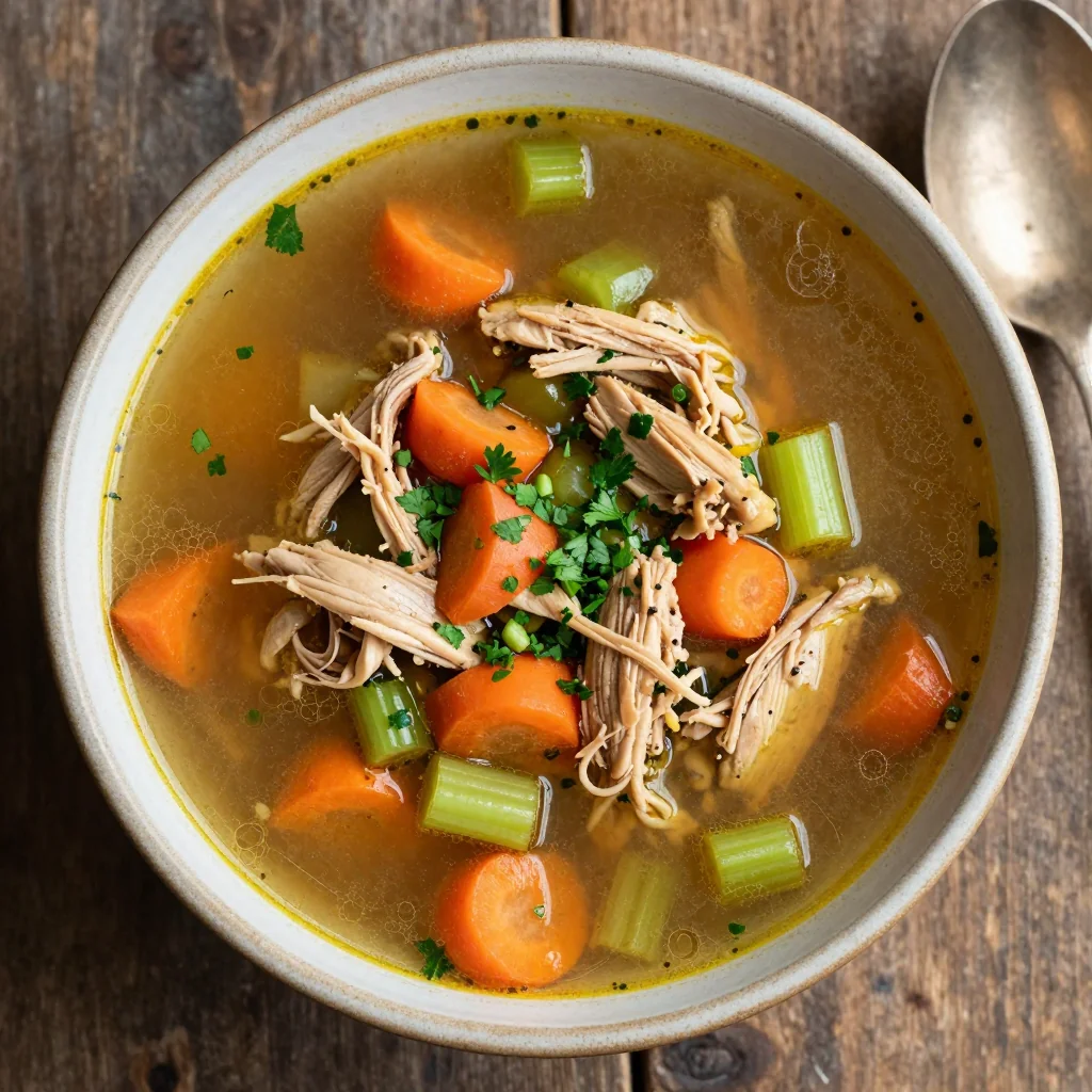 Slow Cooker Chicken and Veggie Soup for Family