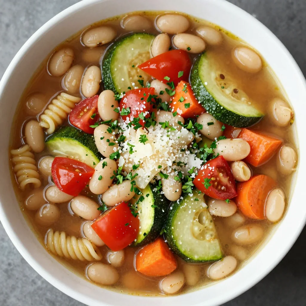 Slow Cooker Minestrone for NFL Playoff Warmth