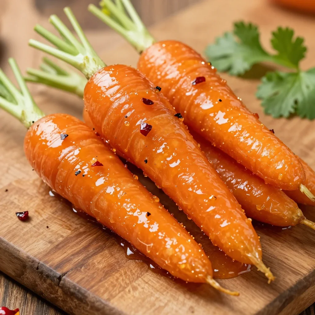 Spicy Honey Glazed Carrots as a Sweet Side Dish