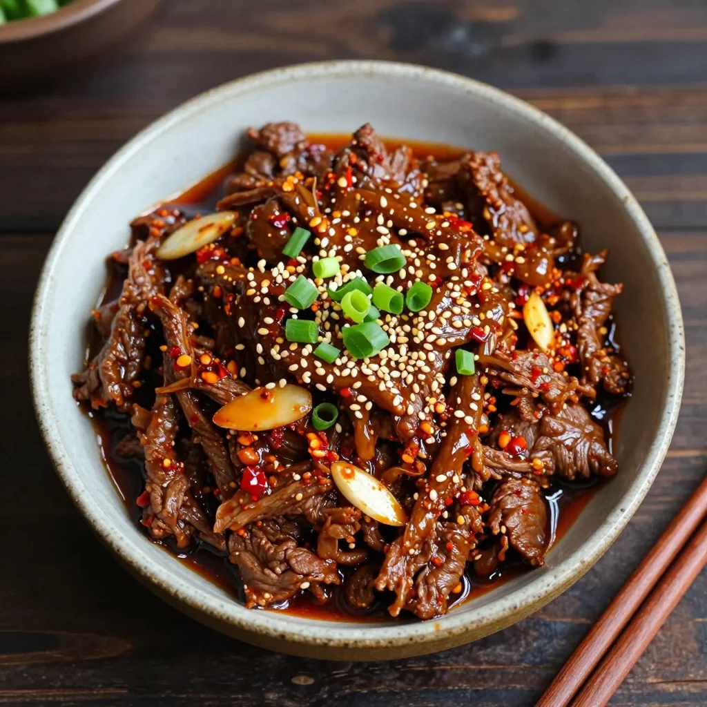 Spicy Slow Cooker Korean Beef for Quick Weeknight Dinners