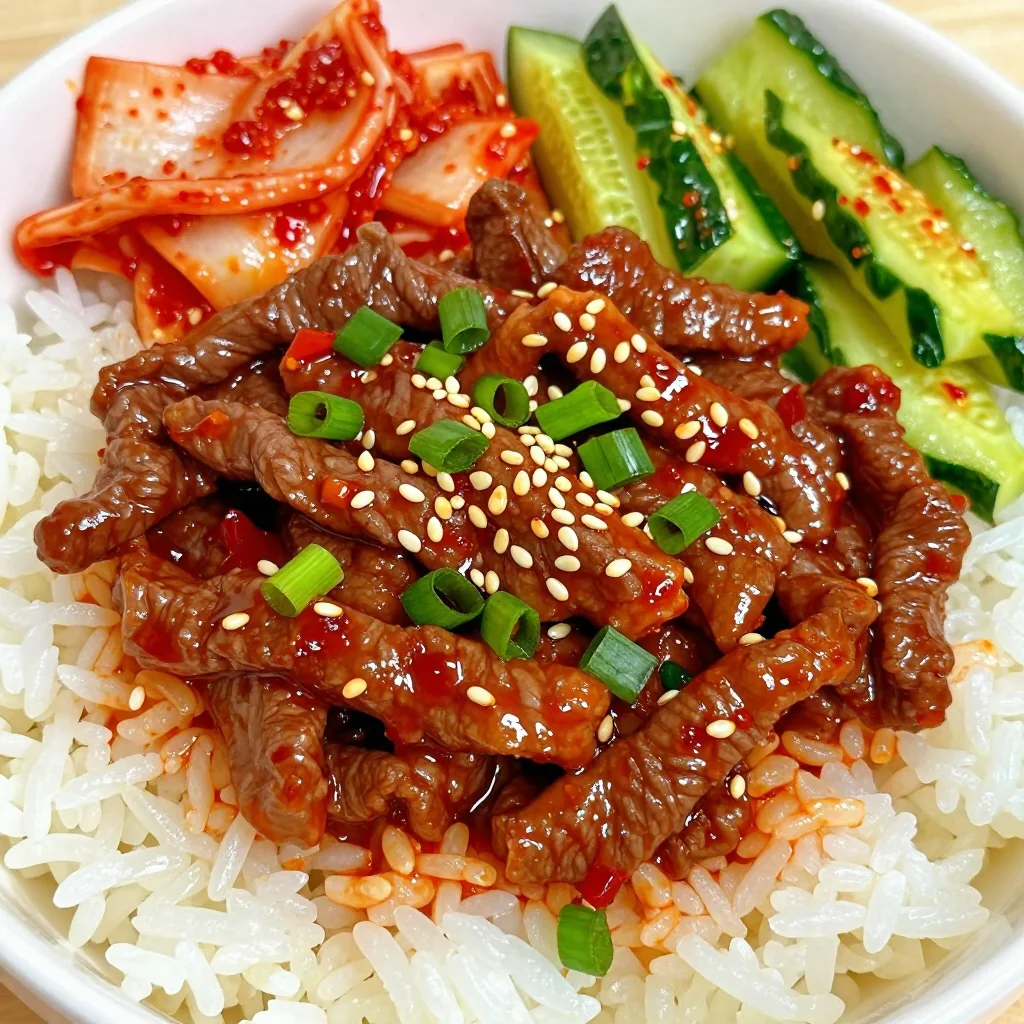 Spicy Slow Cooker Korean Beef for Quick Weeknight Dinners