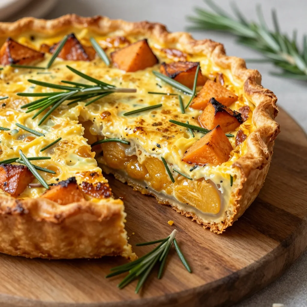 sweet potato and rosemary frittata for a hearty winter breakfast