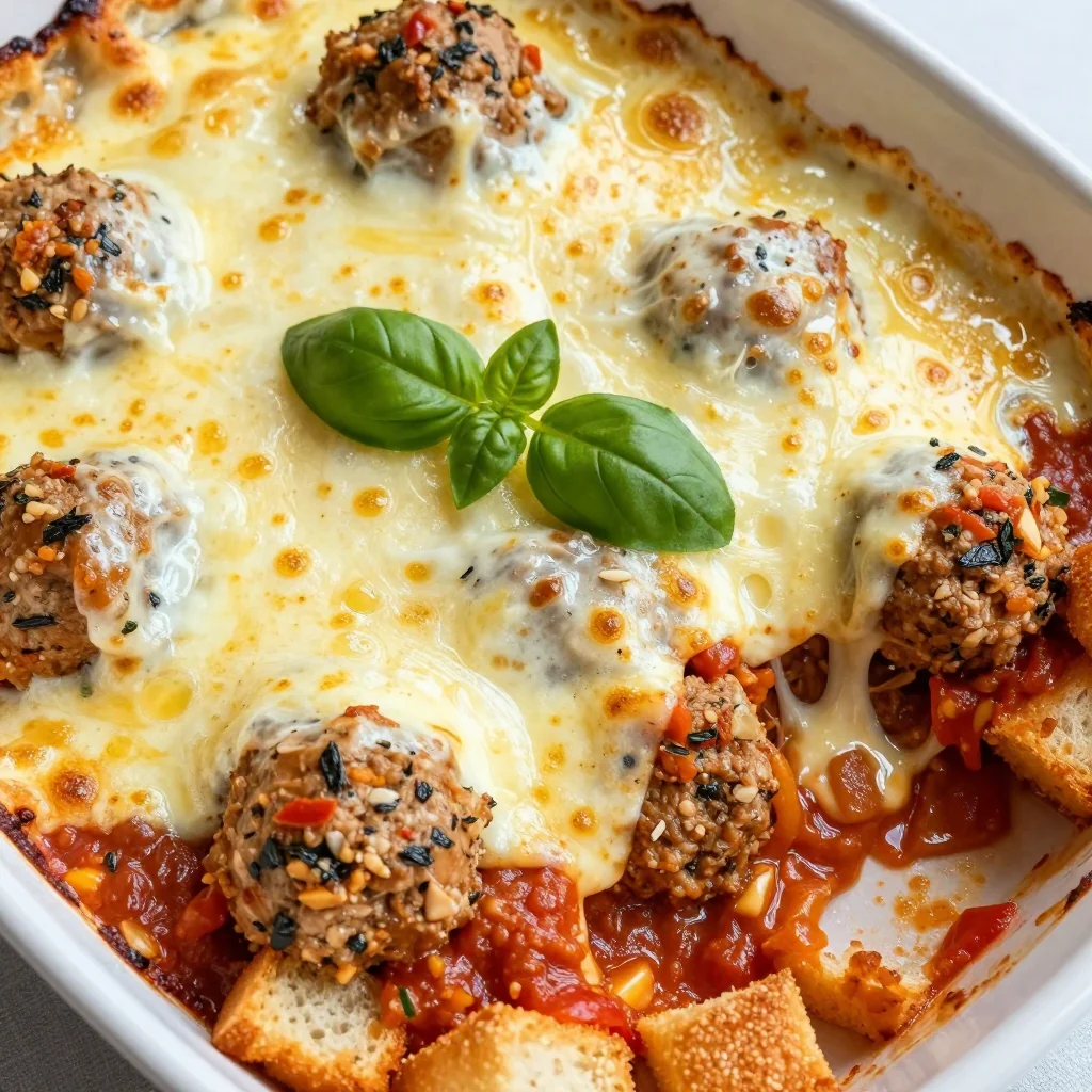 Turkey Meatball Sub Casserole Comfort Classic