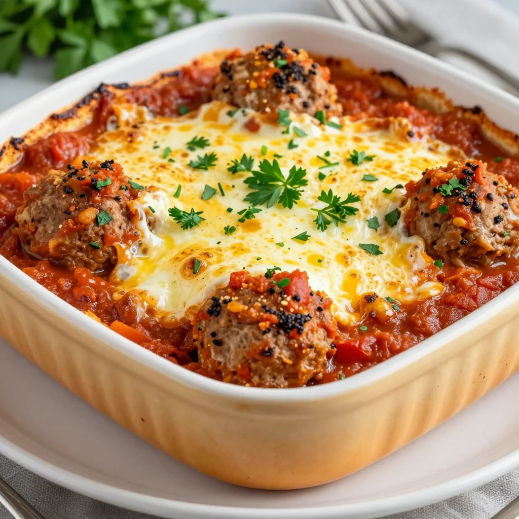 Turkey Meatball Sub Casserole Comfort Classic