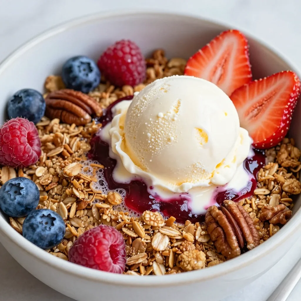 Warm Berry Breakfast Crumble for Easy Winter Morning