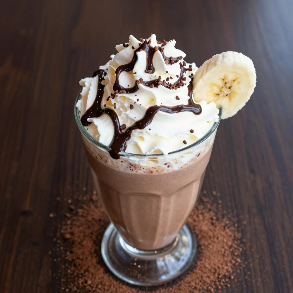 Warm Chocolate Banana Smoothie for a Healthy Dessert