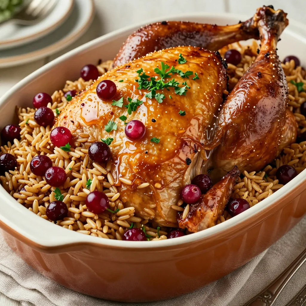 wild rice and cranberry stuffing for holiday family meals