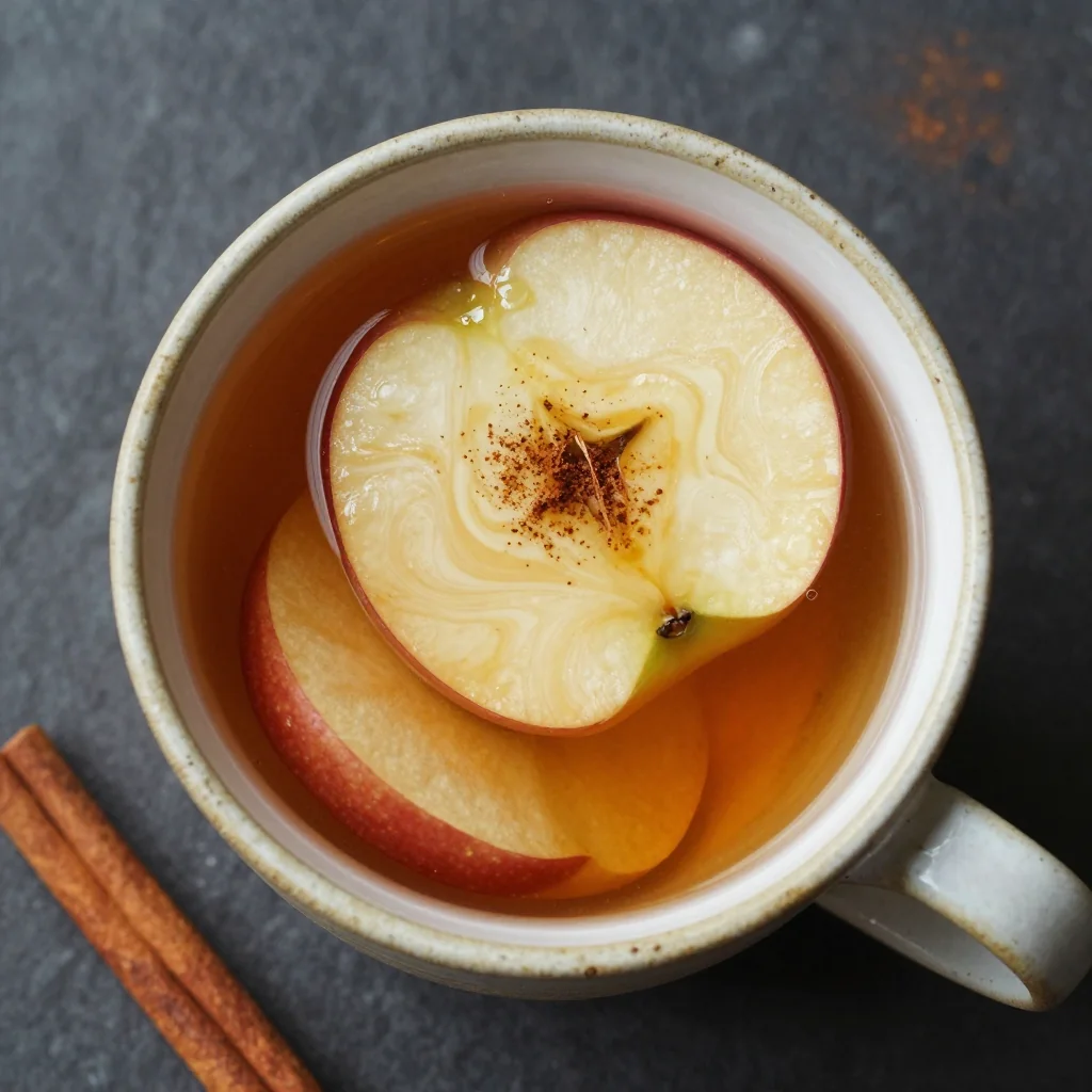Winter Detox Cinnamon And Apple Tea For Health
