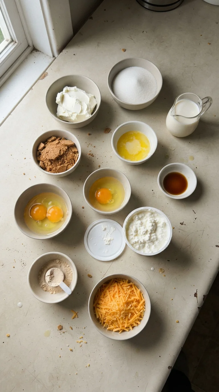 Ingredients for Cottage Cheese Protein Mousse
