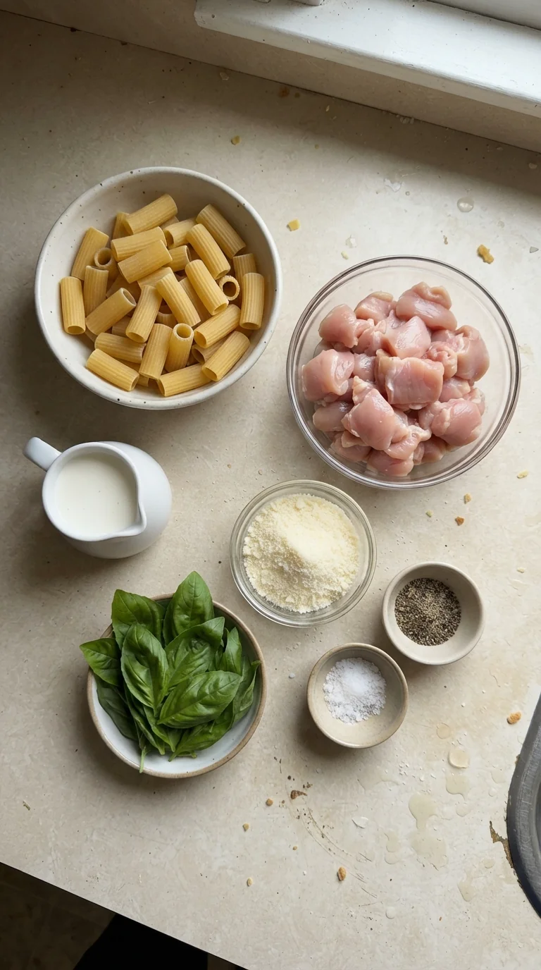 Ingredients for Herb-Infused Chicken Parmesan