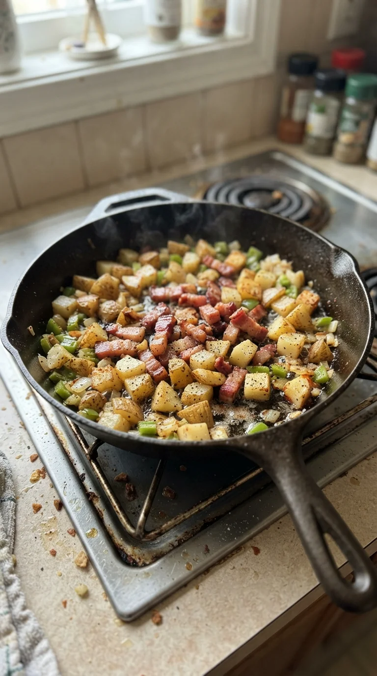 Step-by-step cooking of Savory Breakfast Hash Delight